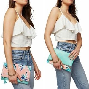 RACHEL PALLY Paradise Reversible Clutch! NWOT!